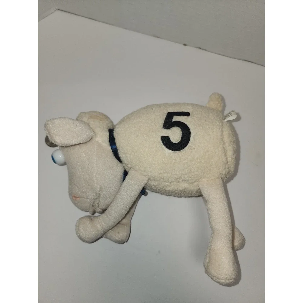Vintage Serta Sheep Plush Number‎ 5 Count Sheep Instead